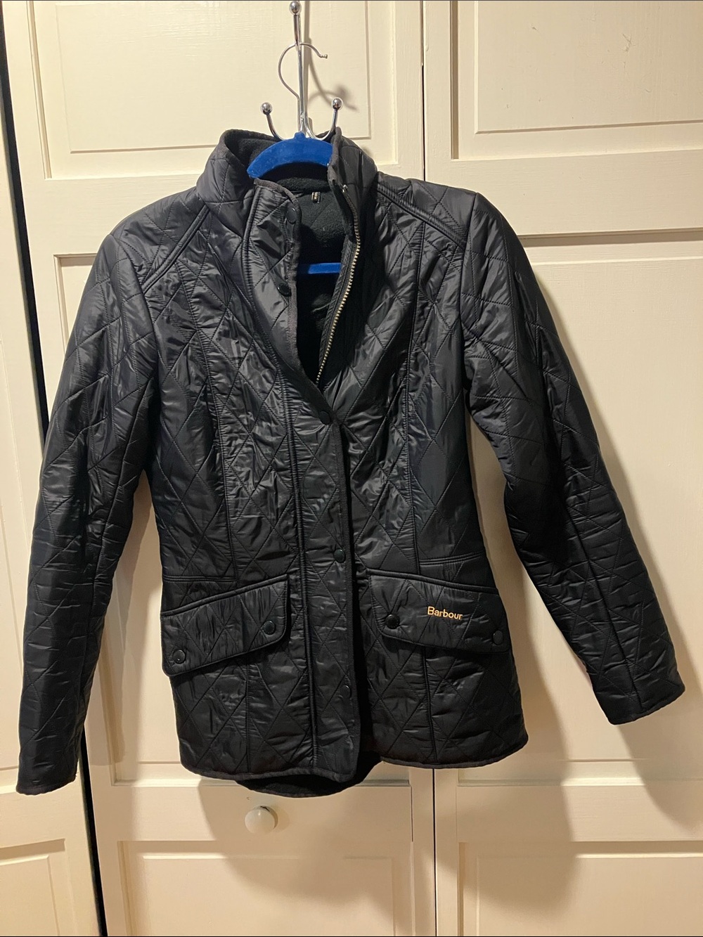 Barbour Black Quilted Women's Puffer Jacket